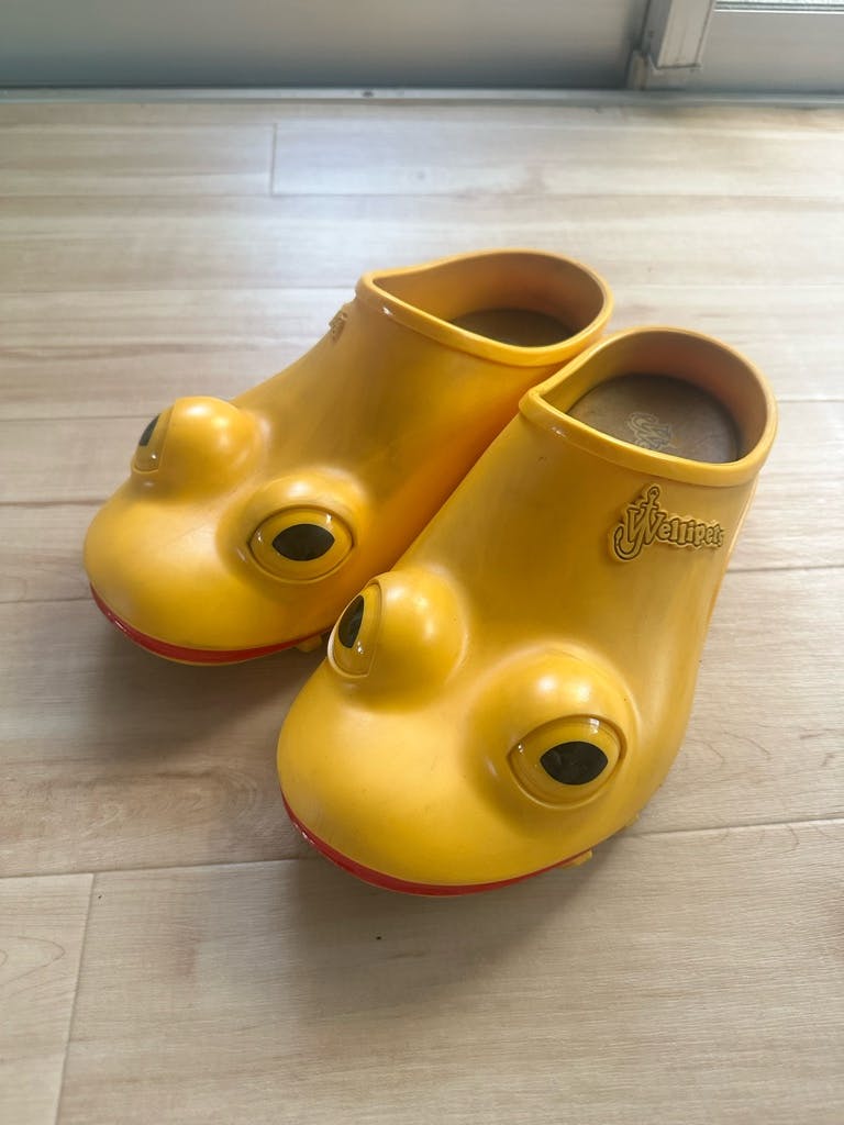 JW Anderson Wellipets カエル サンダル イエロー　41 23AW JW Anderson Wellipets カエル サンダル イエロー 41
