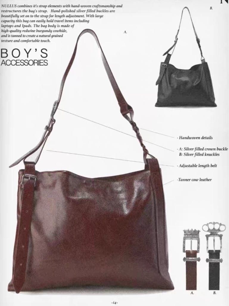 Nullus 25ss Shoulder Bag ショルダーバッグ Nullus 25ss ショルダーバック