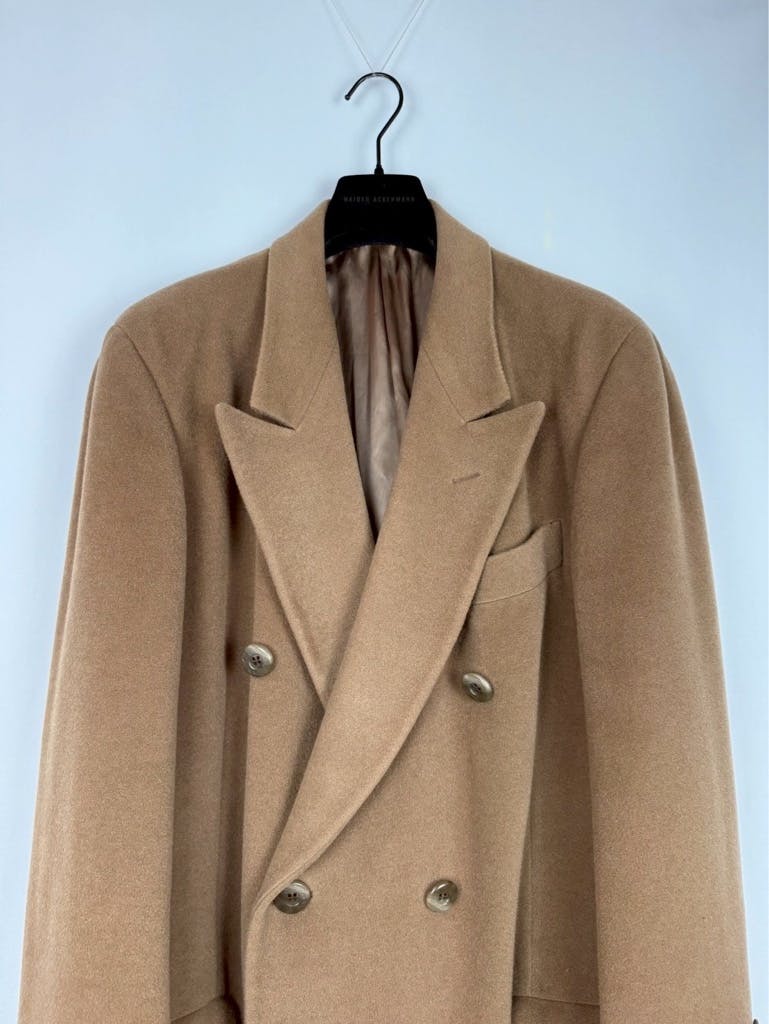 90's GIORGIO ARMANI マキシ丈 ダブル チェスターコート 90's GIORGIO ARMANI ARCHIVE ヴァージンウール マキシ丈 ダブル