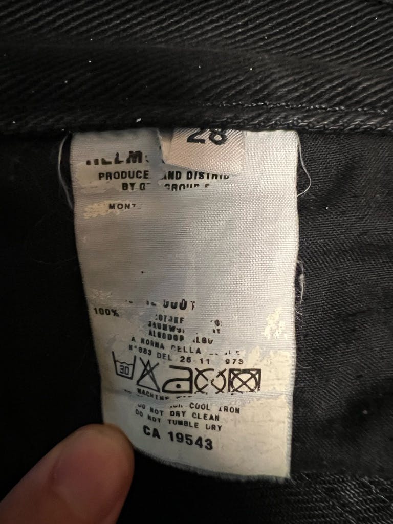 Helmut Lang coated denim size28 - ARCHIVESTOCK
