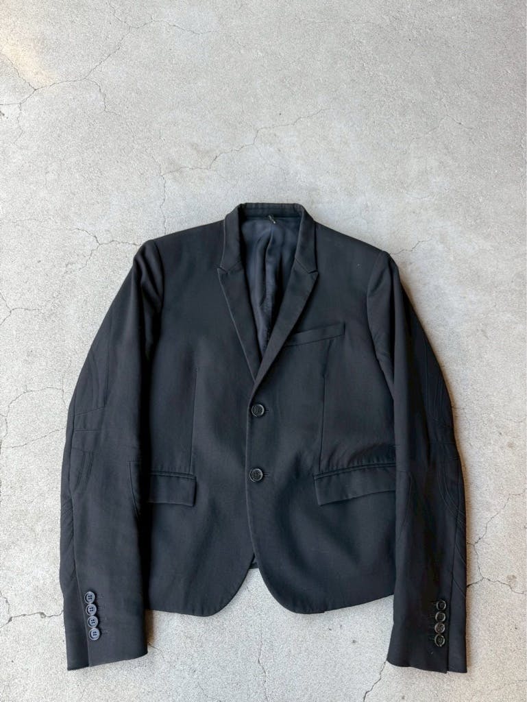 Dior HOMME 09AW ARCHIVE BLACK TAILORED JACKET - ARCHIVESTOCK