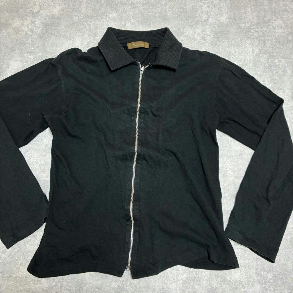 90s-00s Y's for men ジップジャケット 縮絨 コットン 短丈 - ARCHIVESTOCK