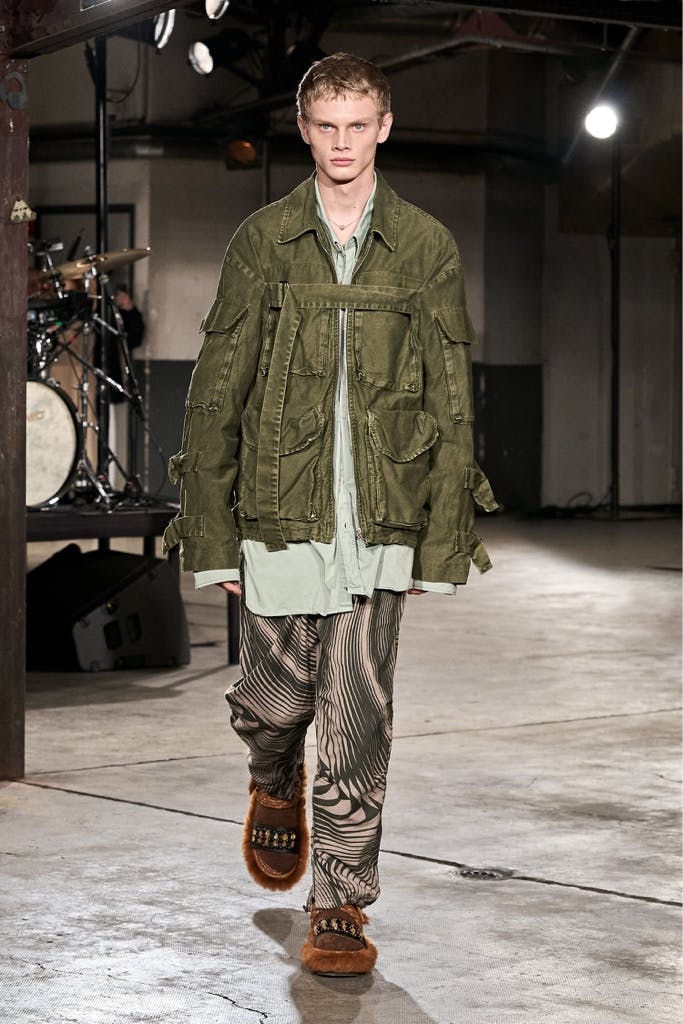DRIES VAN NOTEN 23AW ミリタリージャケット Mサイズ DRIES VAN NOTEN 23AW ミリタリージャケット Mサイズ