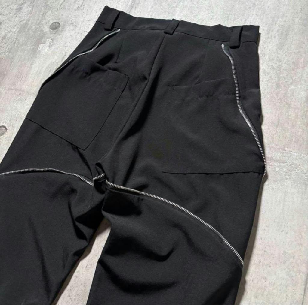 archive flare slacks zip design y2k mode - ARCHIVESTOCK