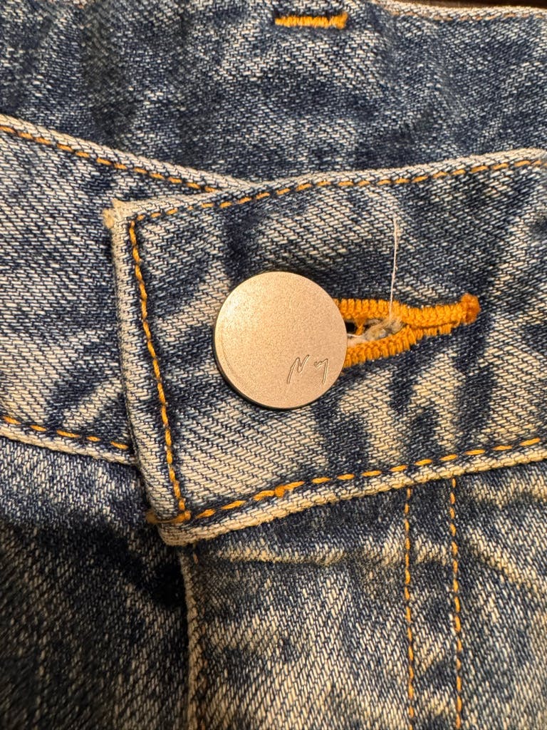 ANCELLM 25SS 伊勢丹別注UNEVEN 5P DENIM PANTS ANCELLM 25SS 伊勢丹別注UNEVEN 5P DENIM PANTS サイズ1