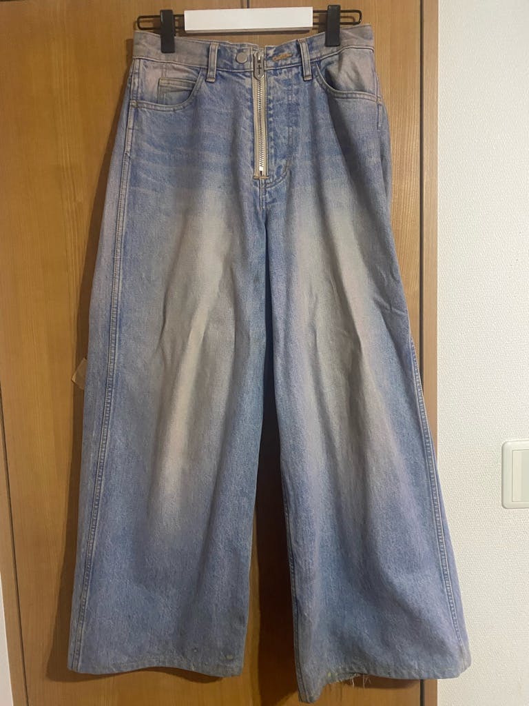 MASU BOYS BAGGY JEANS PINK INDIGO 24SS - ARCHIVESTOCK