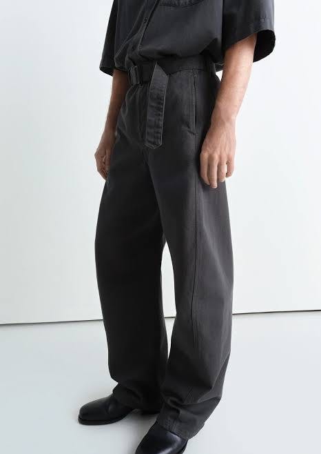 LEMAIRE twisted belted pants Lサイズ LEMAIRE ルメール