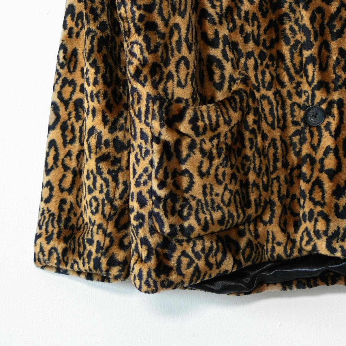 SUPREME SS2016 LEOPARD FAUX FUR COAT M - ARCHIVESTOCK