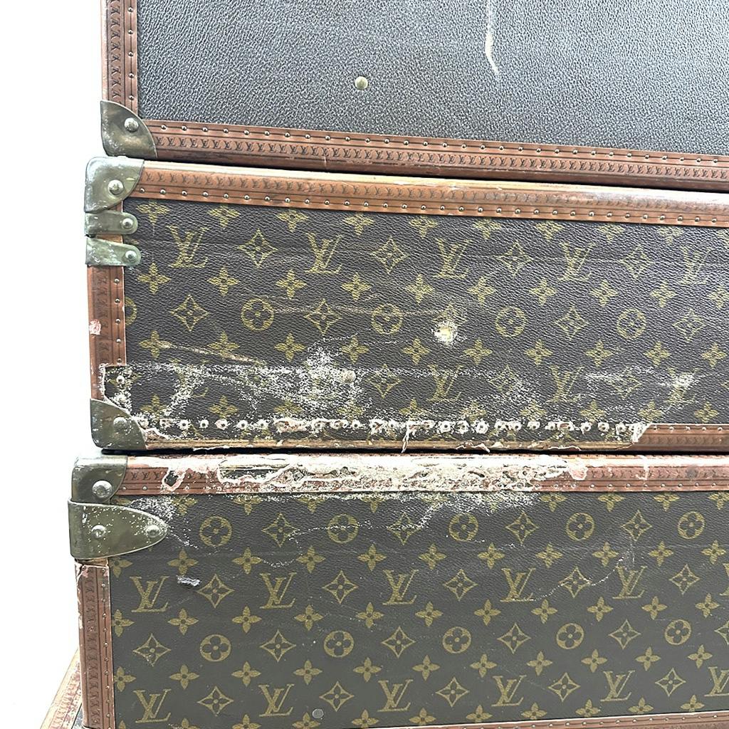 美品　希少　ルイヴィトン　ケース　モノグラム　ヴィンテージ 超希少◇Louis Vuitton ルイヴィトン トランクケースタワー 5段