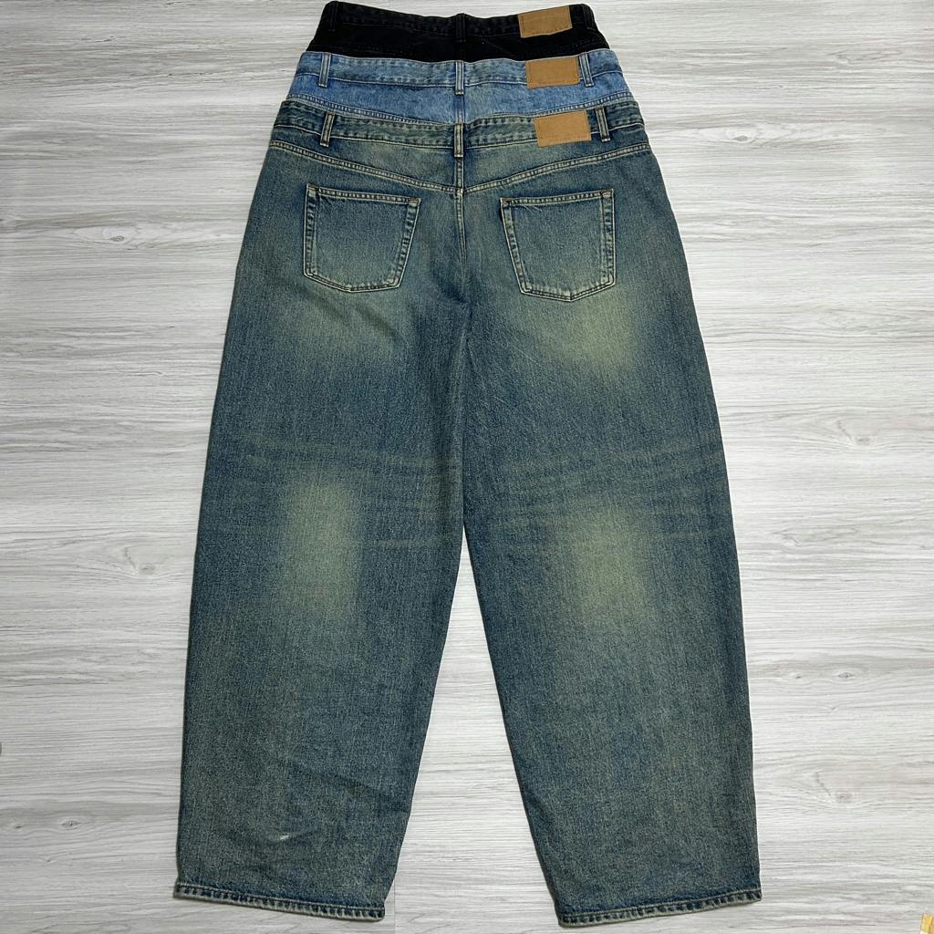 PROJECT G/R Layered Pants Blue 3レイヤードデニムパンツ （現