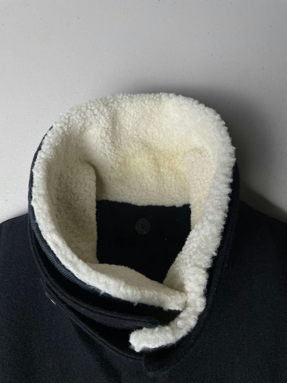 12AW DIOR HOMME Collar lamb boa Bomber