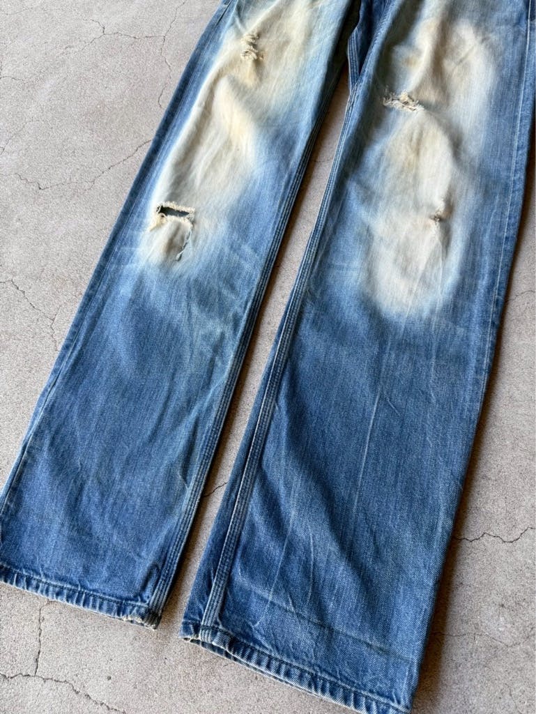 パンツ archive DIESEL grunge crashed denim y2k archive crashed denim pants grunge y2k
