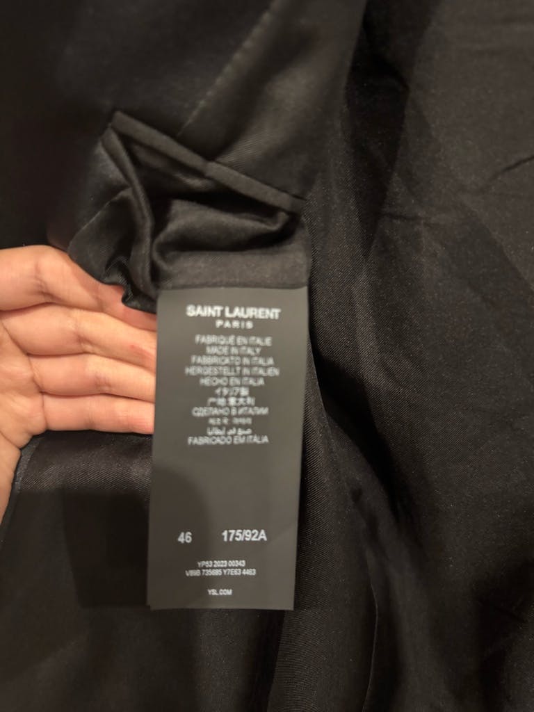 Saint Laurent パワーショルダースモーキングジャケット - ARCHIVESTOCK