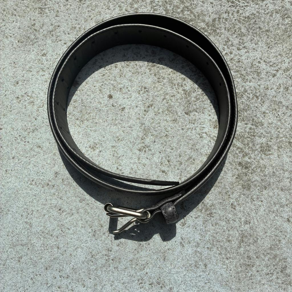 【完売・新品】Vuja de Rell Two Prong Belt 墨黒 KOMUNE | Concrete Rell Two Prong Belt