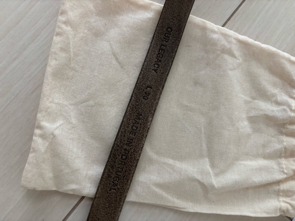 新品】 our legacy 2cm belt 70cm 24AW - ARCHIVESTOCK