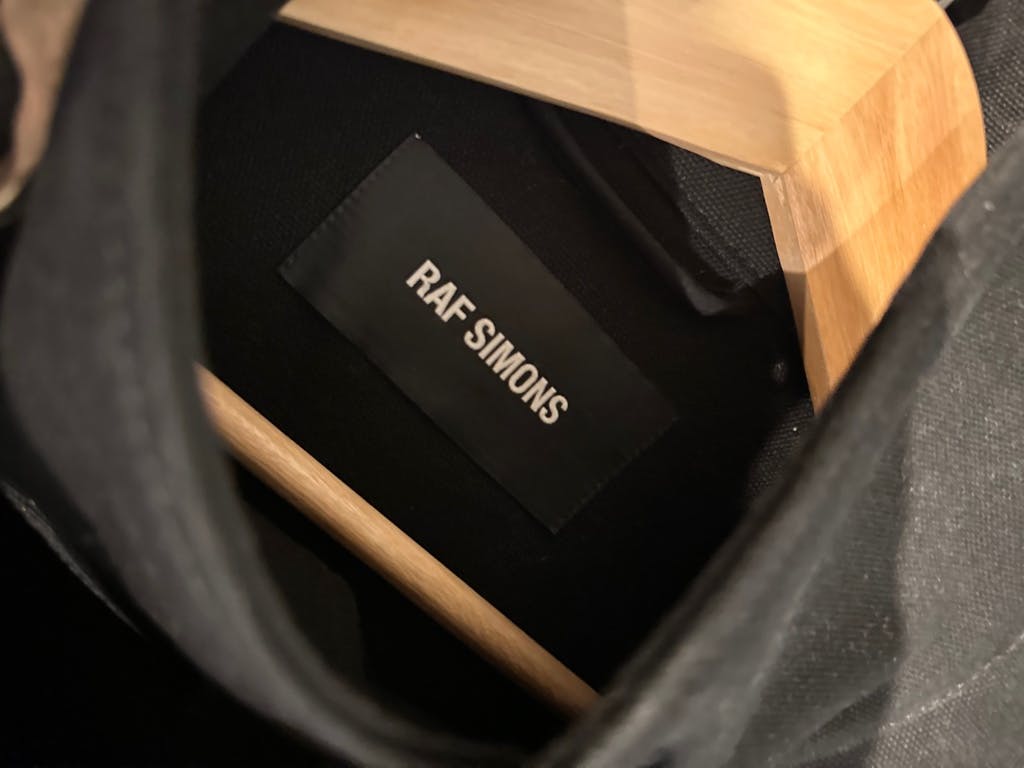 RAF SIMONS 18ss ノースリーブコート