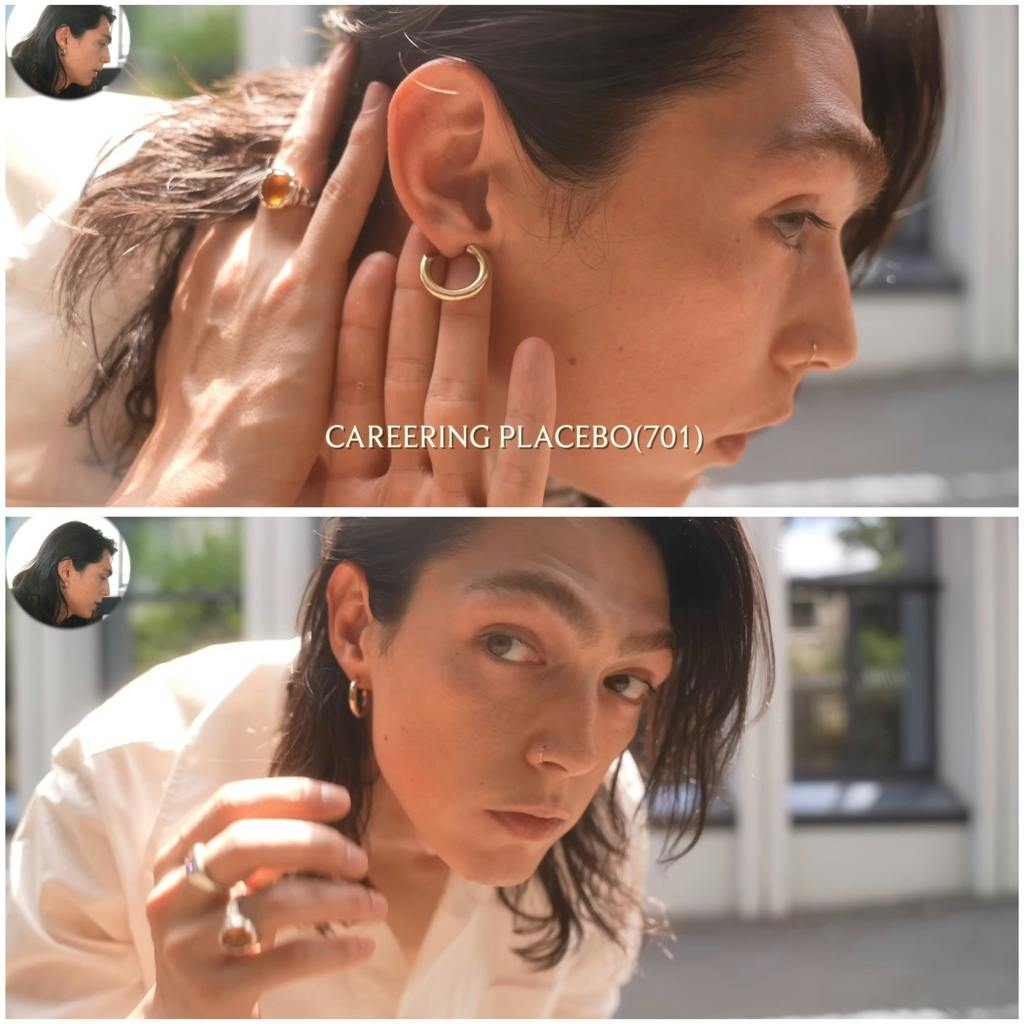 Careering placebo 701 silver 山田涼介 常田大希 Careering placebo 701 silver 山田涼介 常田大希 山田涼介 着用ピアス