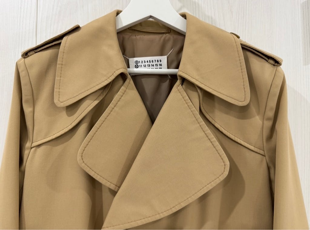 メゾンマルタンマルジェラ　ショートトレンチコート メゾンマルタンマルジェラ ショートトレンチコート メゾンマルタン