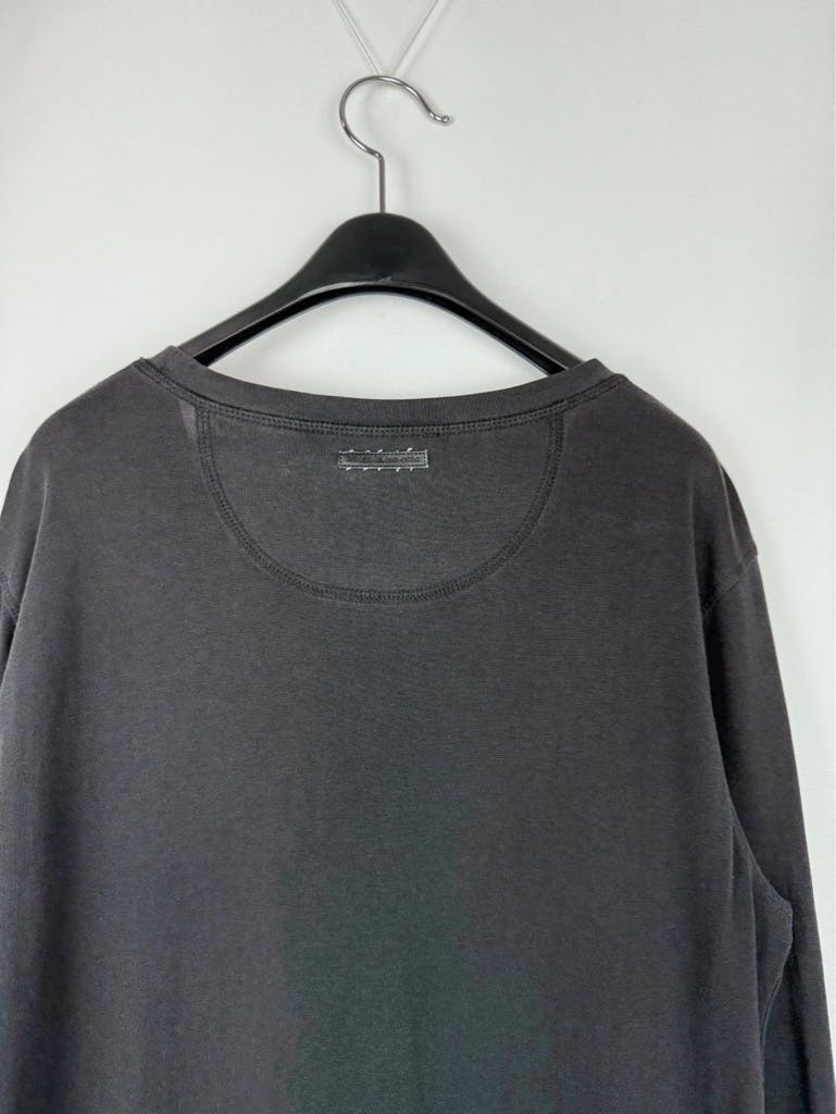 DIESEL Archive Oversized Layered Black L/S T-Shirt