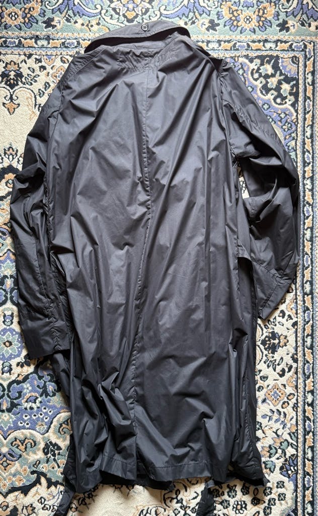 Ann Demeulemeester/本人期/ナイロンチェスターコート - ARCHIVESTOCK