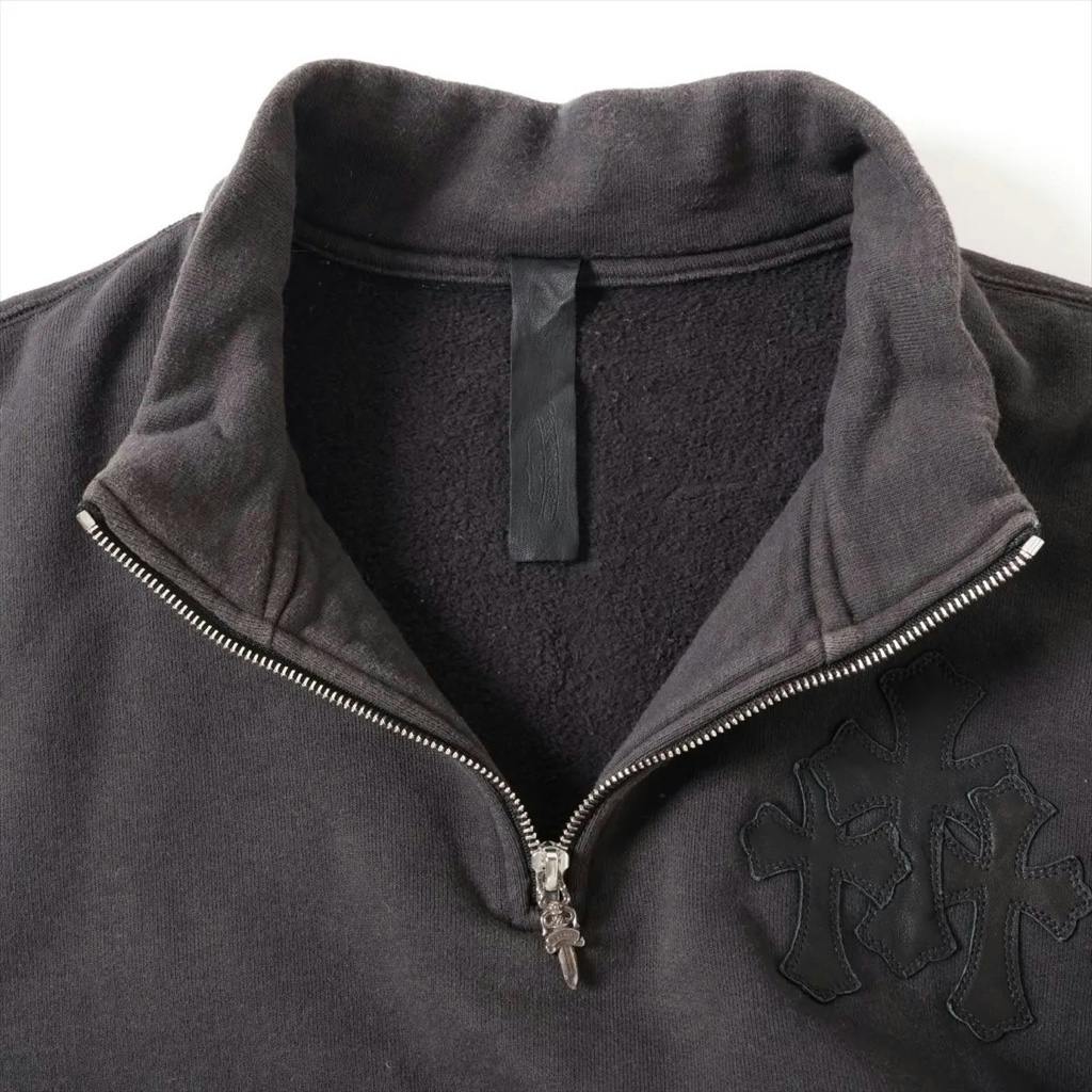 超希少◇Chrome Hearts クロムハーツ Y NOT クロスパッチハーフジップ