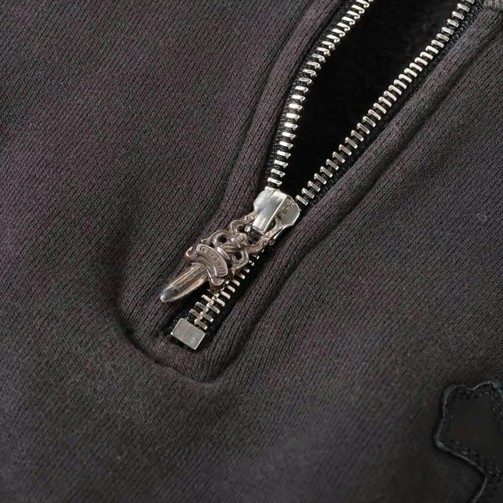 超希少◇Chrome Hearts クロムハーツ Y NOT クロスパッチハーフジップ