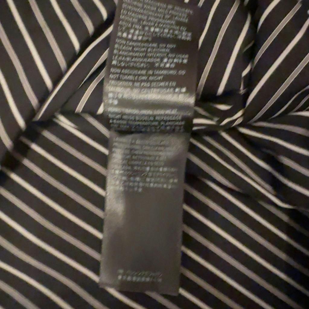 BALENCIAGA オーバーサイズ ストライプ シャツ 長袖 38 ブラック