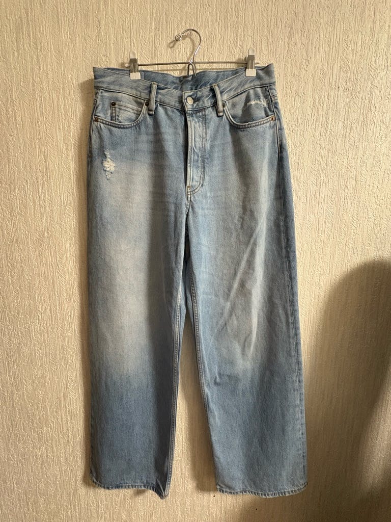 acne studios 24ss トロンプルイユ プリントトラウザーズ