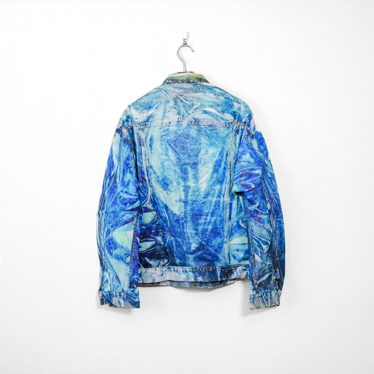 DOUBLET SS2023 MIRAGE PRINTED DENIM JACKET L ブルー - ARCHIVESTOCK