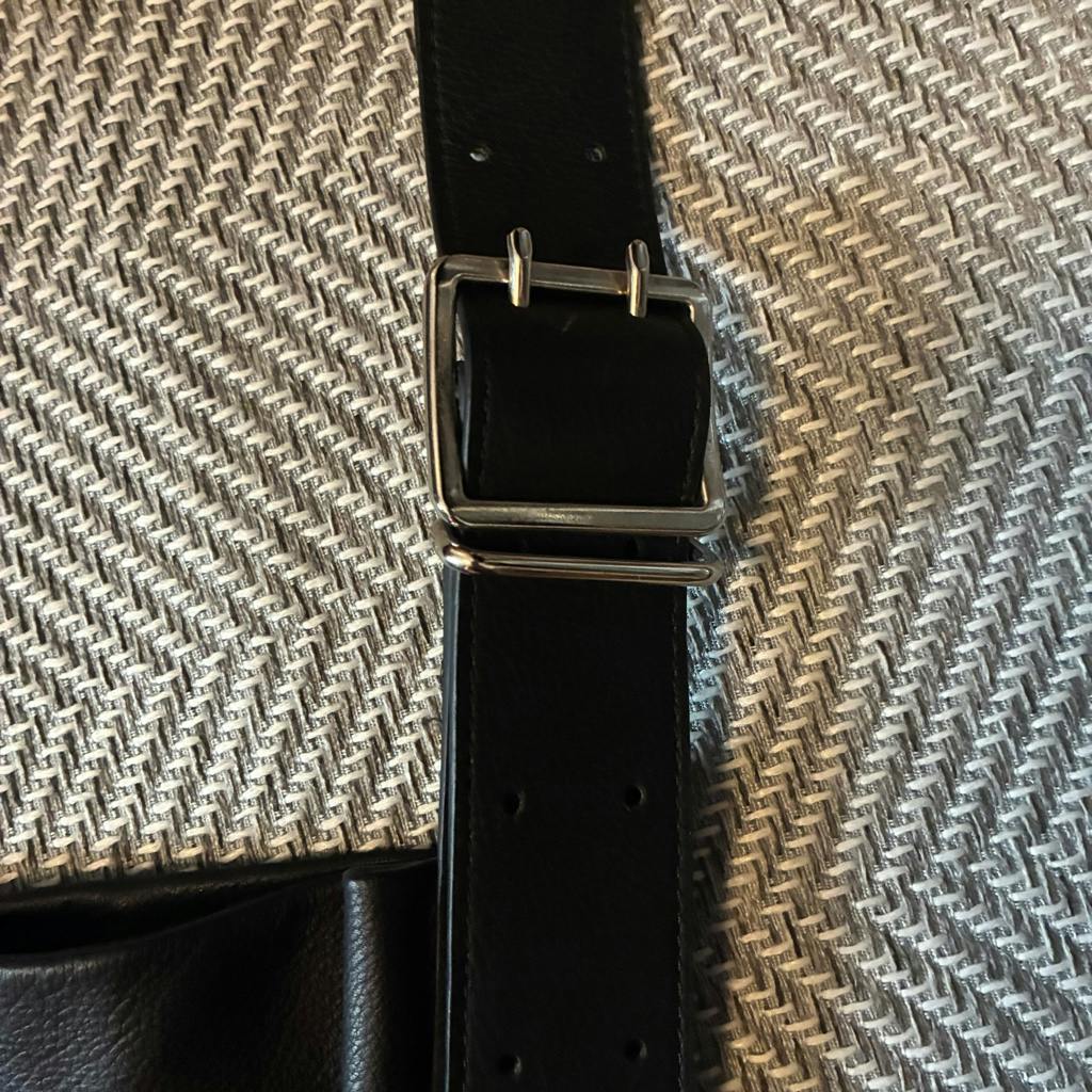 vujade THEO LEATHER AFFIX BAG IN WAXED BABY CALF - ARCHIVESTOCK