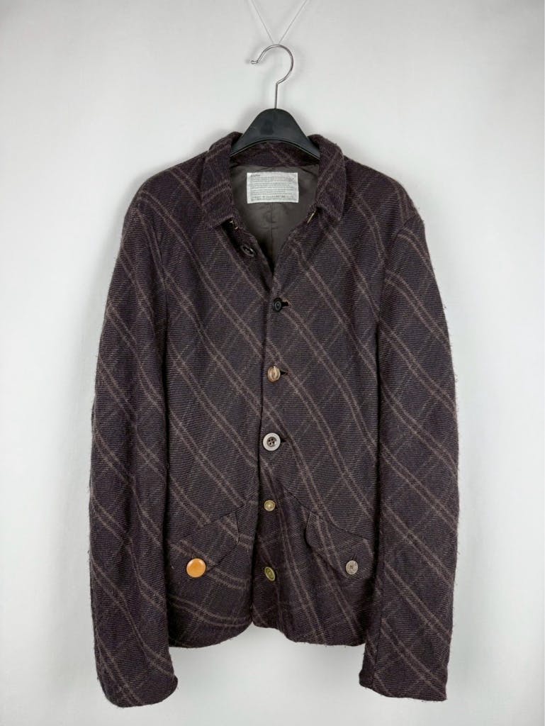 Kolor 10AW 縮絨ウールチェックブルゾン - ARCHIVESTOCK