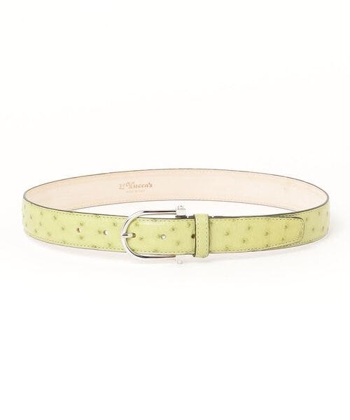Le Yucca's ART.Y 07/30Belt-OSTRICH KIWI - ARCHIVESTOCK