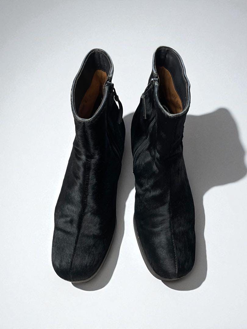 GUCCI - 黒ハラコサイドジップブーツ トムフォード期 GUCCI - 黒ハラコサイドジップブーツ トムフォード期 - ARCHIVESTOCK