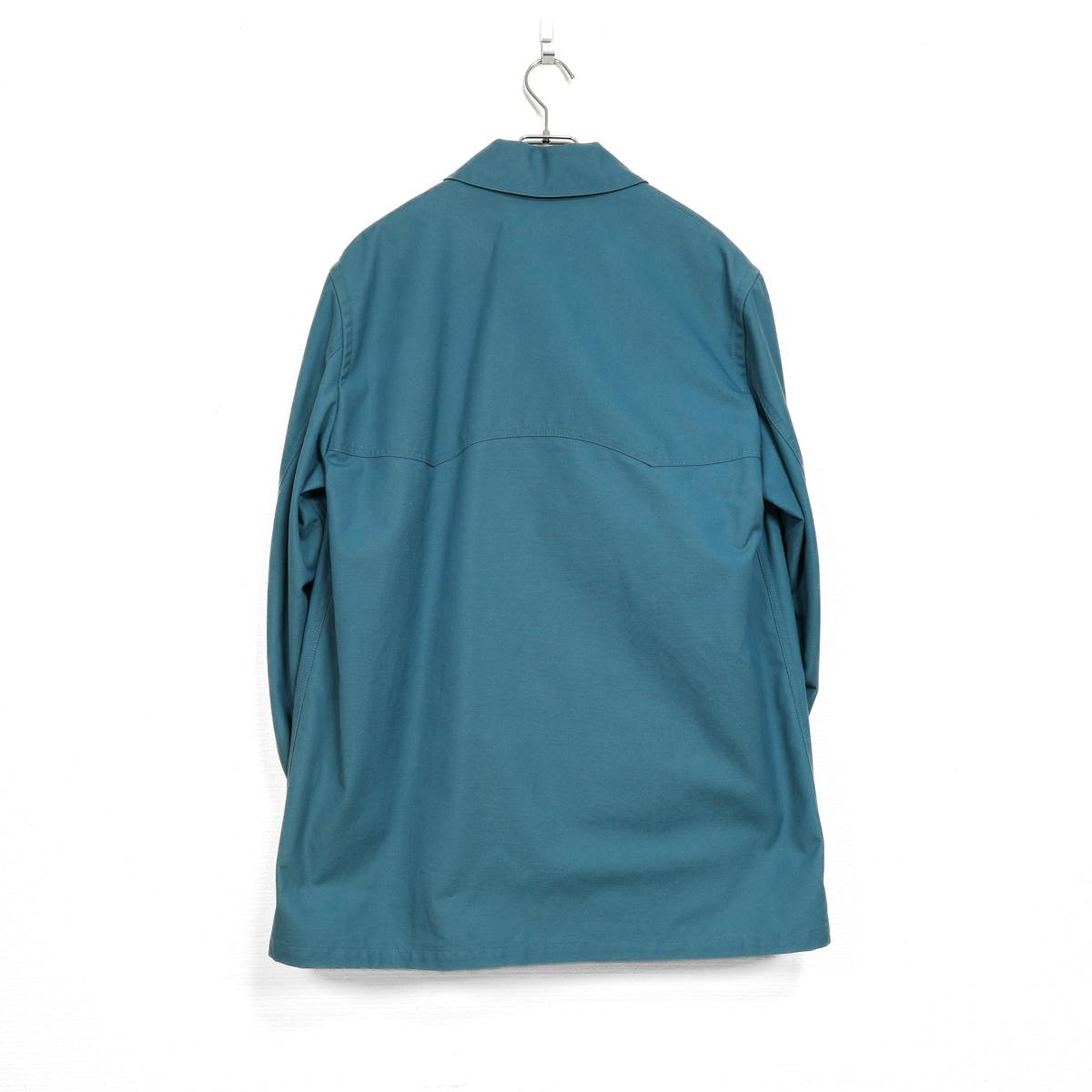 AURALEE COTTON OILED CANVAS LINER BLOUZON SAMPLE - ARCHIVESTOCK