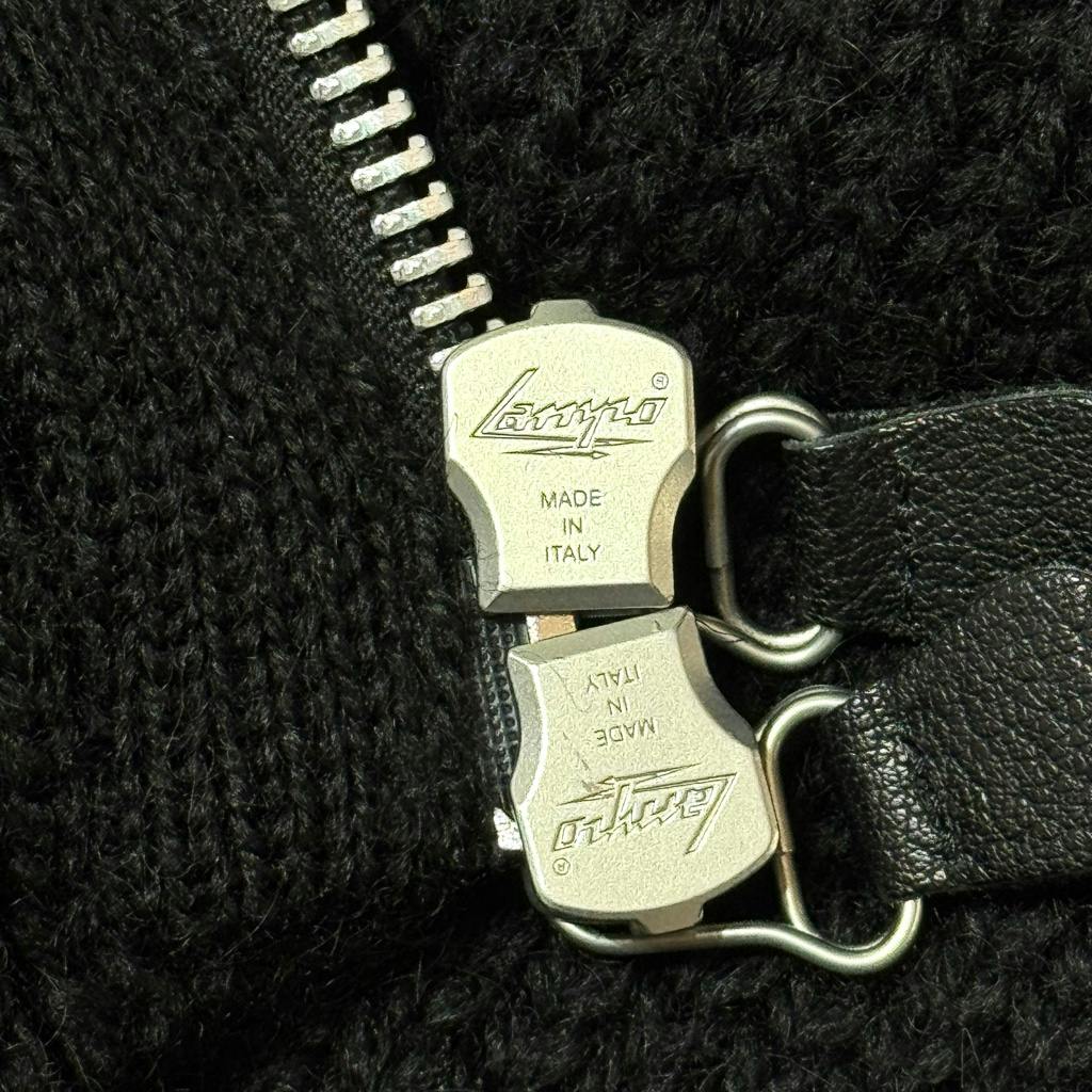 トップス 24AW OUR LEGACY ULTRA ZIP FUNNEL 48 Our Legacy - Ultra Zip Funnel Jet Black Isels Wool