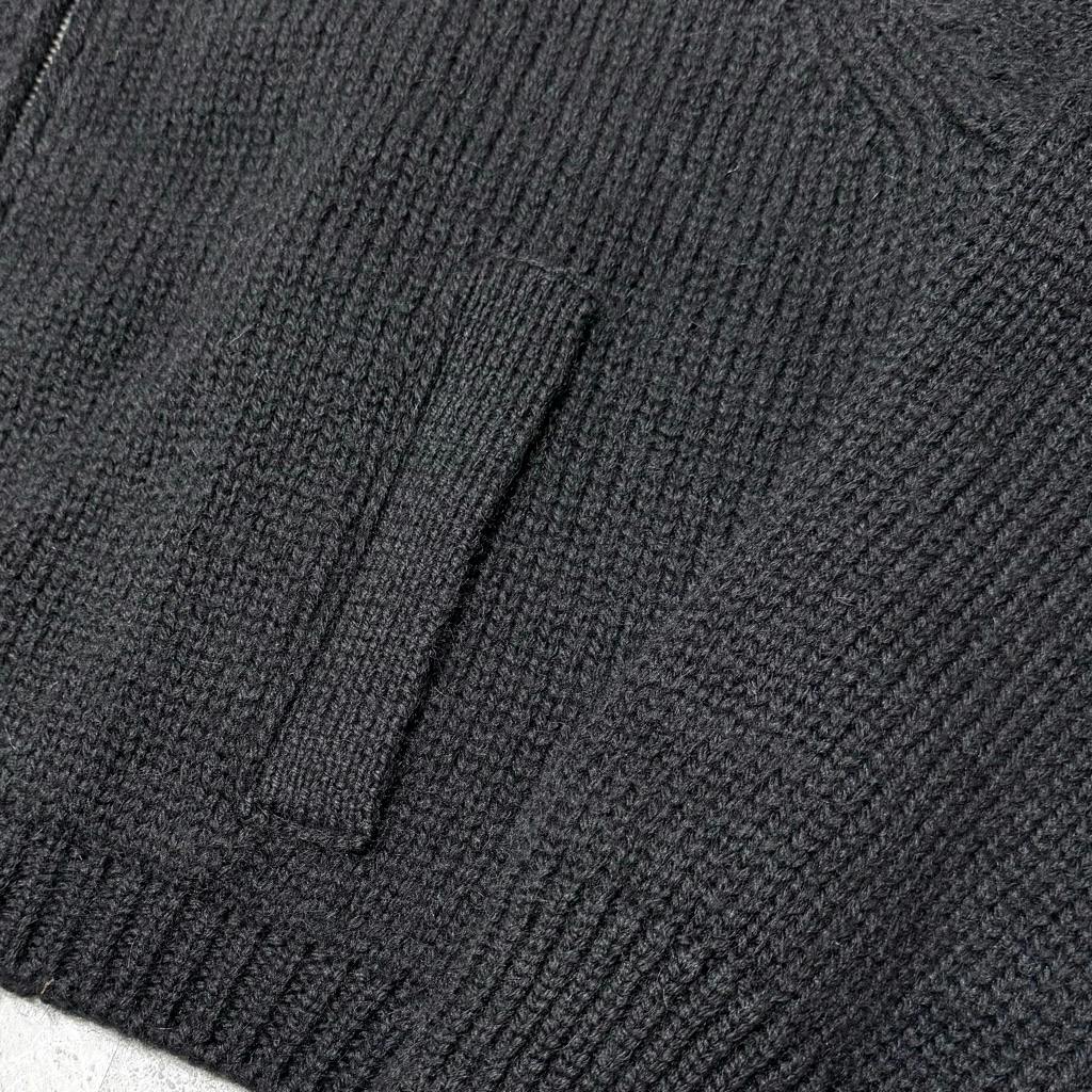 アワーレガシー　ULTRA ZIP FUNNEL Our Legacy - Ultra Zip Funnel Jet Black Isels Wool