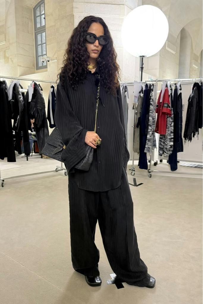 balenciaga 25FW ストライプフルイドパンツ - ARCHIVESTOCK