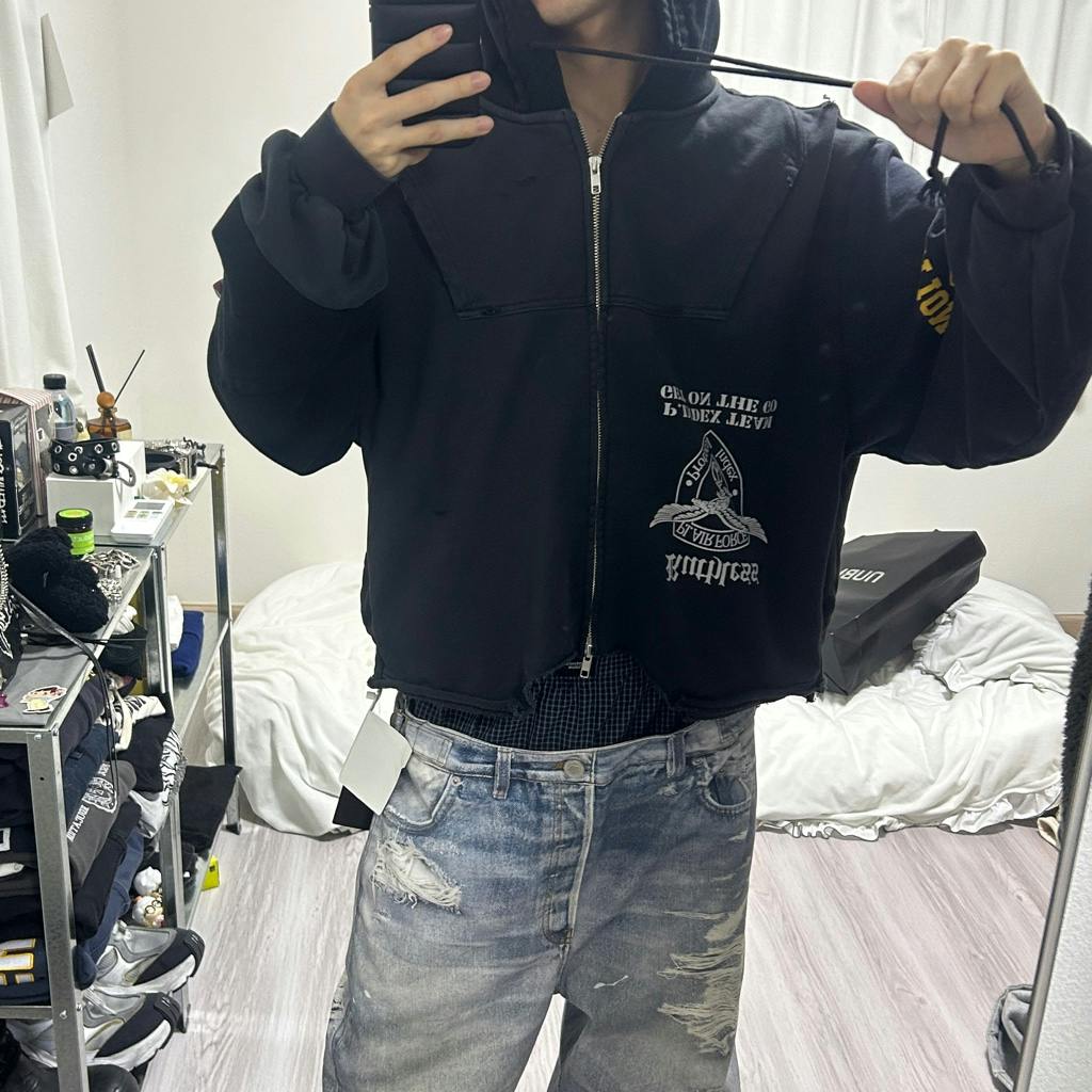 PROTOCOL INDEX UPSIDEDOWN ZIP HOODIE パーカー PROJECT G/R