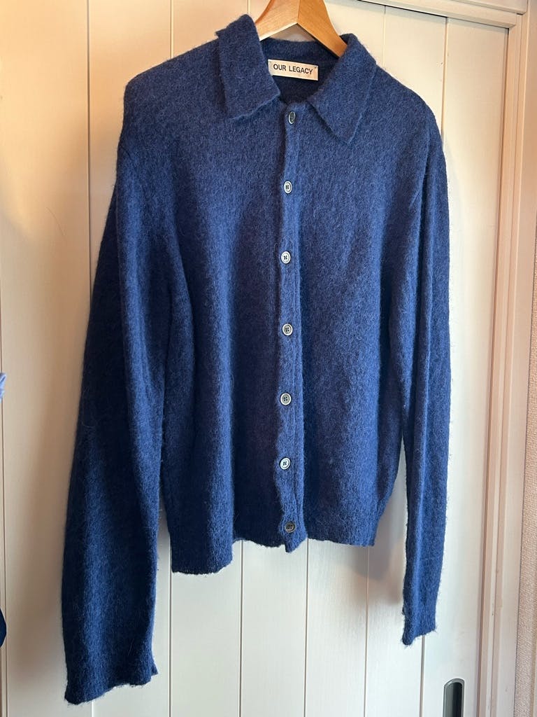 OUR LEGACY 22AW EVENING POLO Royal Blue Evening Polo in Royal Blue