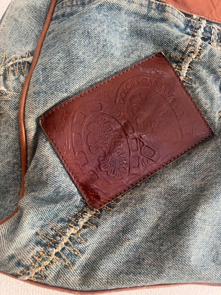 archive DOLCE&GABBANA d&g denim bag ドルガバ グランジ y2k