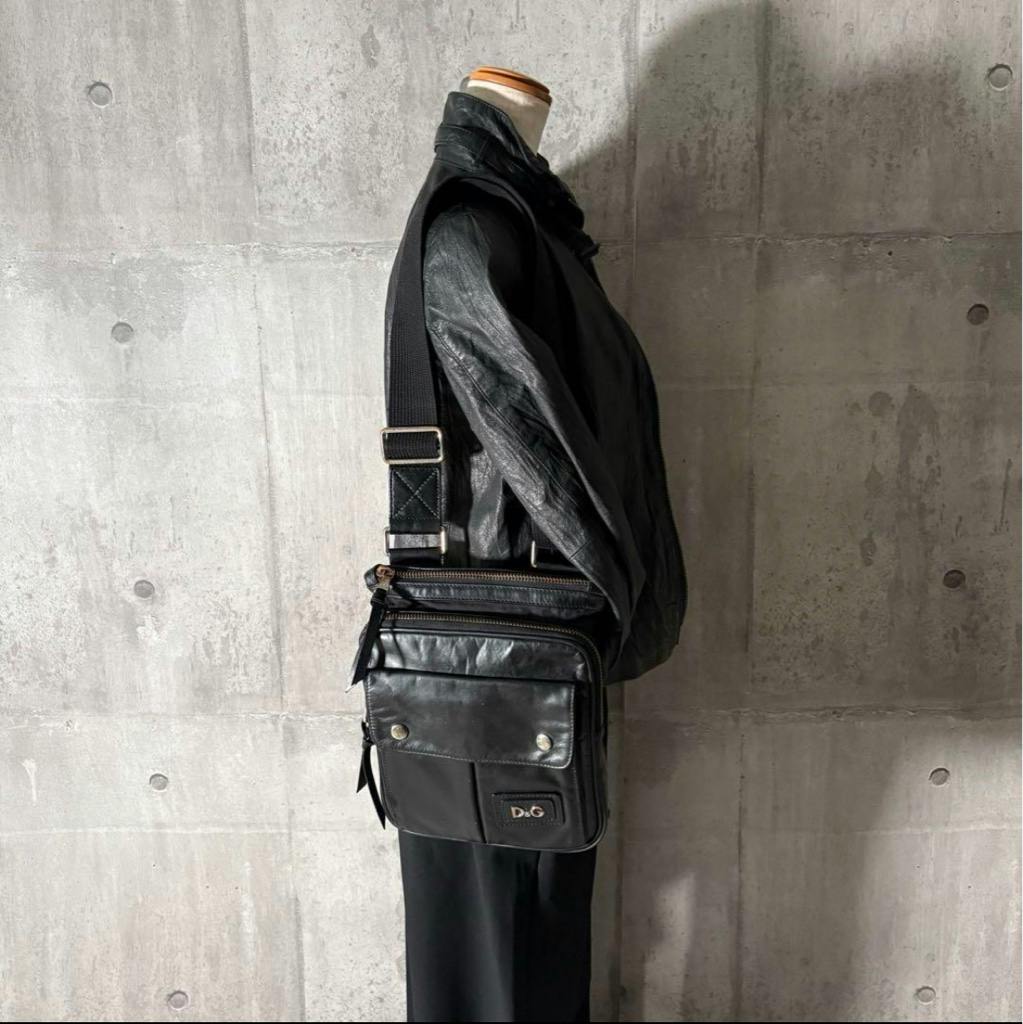 2000's DOLCE&GABBANA leather bag y2k - ARCHIVESTOCK