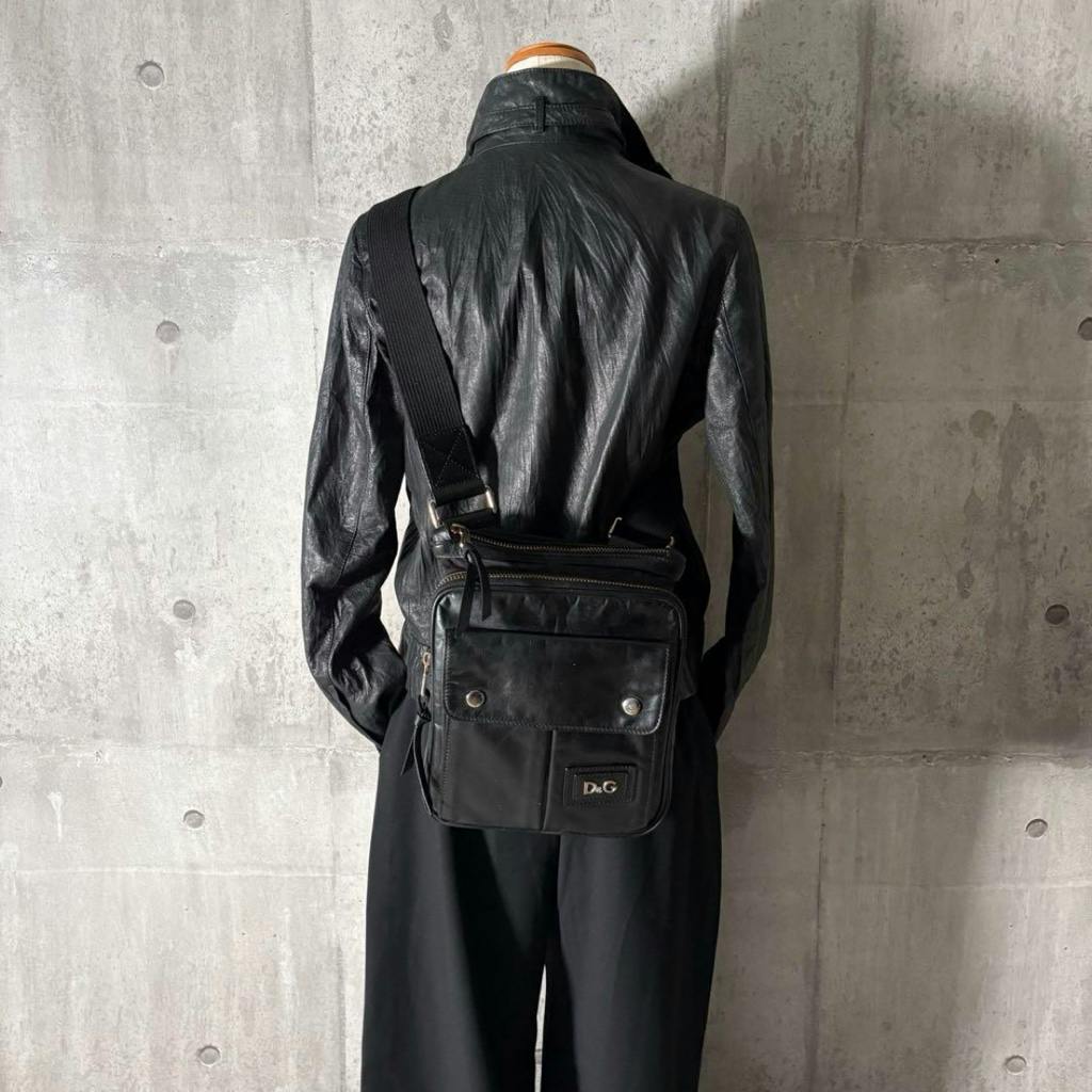 2000's DOLCE&GABBANA leather bag y2k - ARCHIVESTOCK