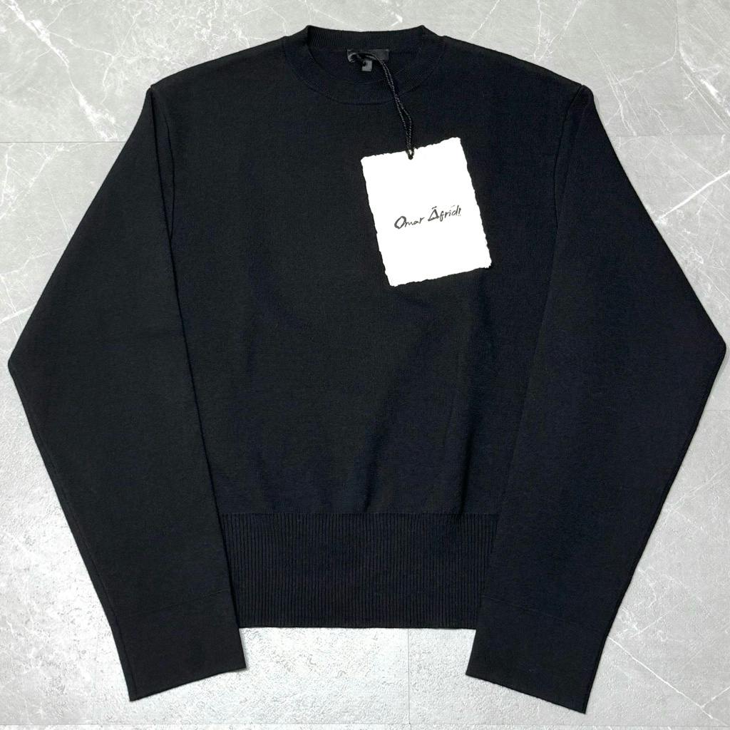 Omar Afridi knit 46 / オマール アフリディ ニット 46 Omar Afridi ／ オマールアフリディ コットンニット クルー