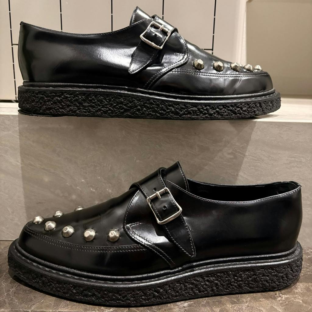 名作14FW SAINT LAURENT スタッズクリーパー42