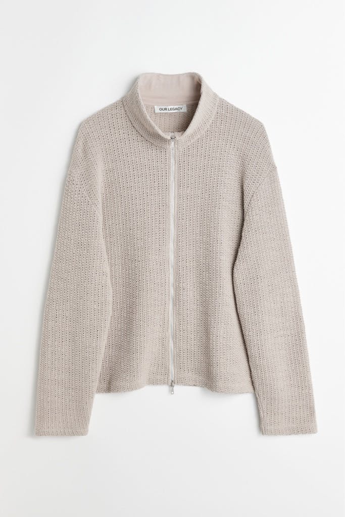 トップス OUR LEGACY SHRUNKEN FULLZIP POLO 48 トップス OUR LEGACY SHRUNKEN FULLZIP POLO 48 Shrunken Full Zip Polo