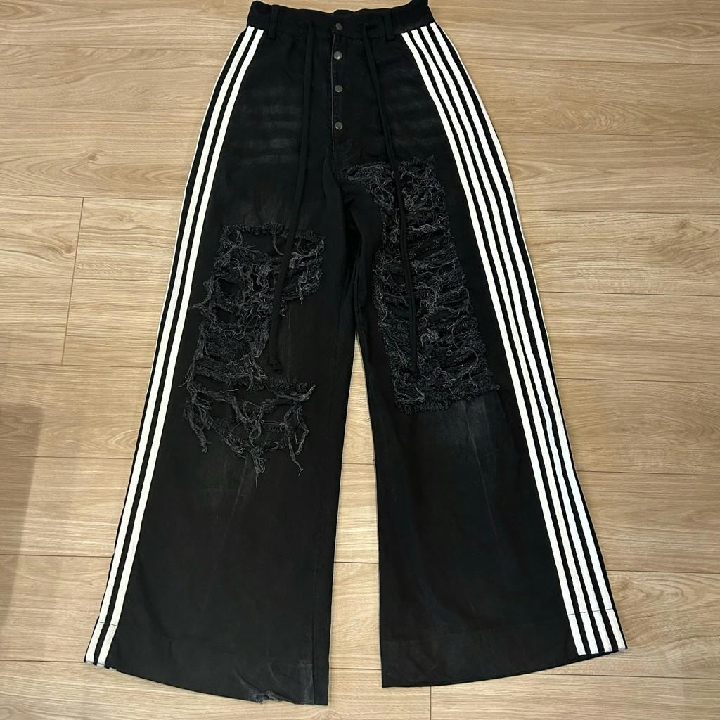 dasyori YORISPORT 5stripe denim black 28 yori sport YORI SPORT