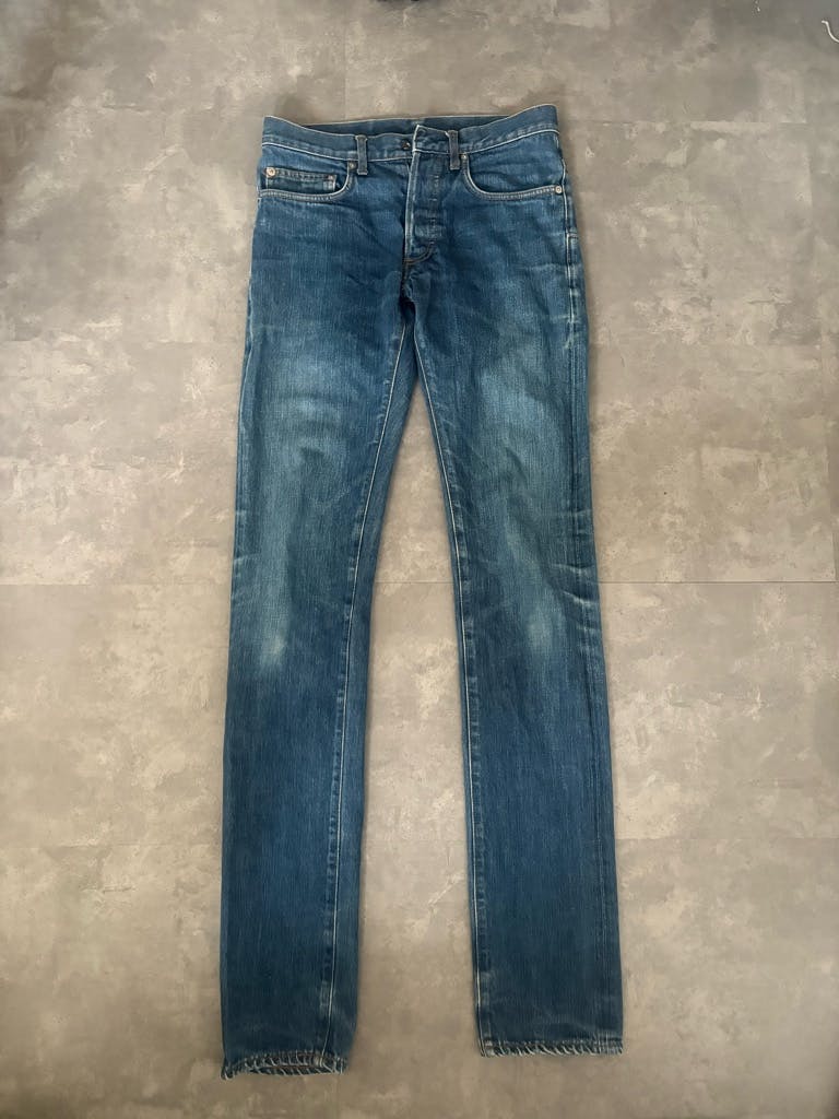 dior homme jake エディ期 デニム 29インチ フルレングス blue jeans