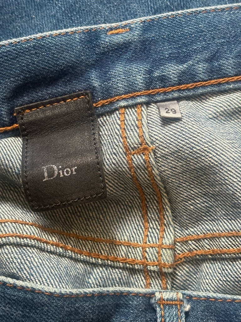 dior homme jake エディ期 デニム 29インチ フルレングス blue jeans