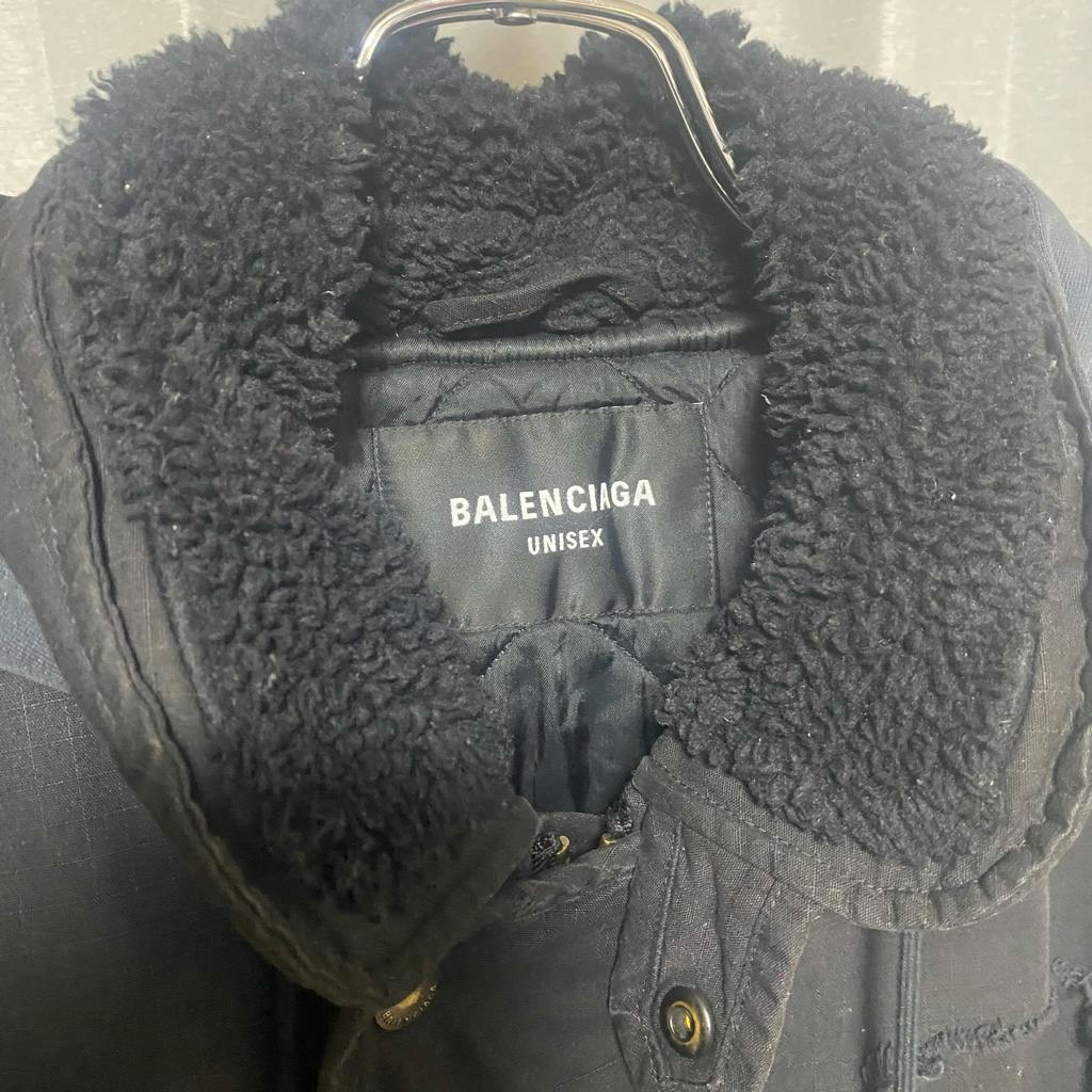 BALENCIAGA バレンシアガ 21夏 デストロイ ボンバー ジャケット