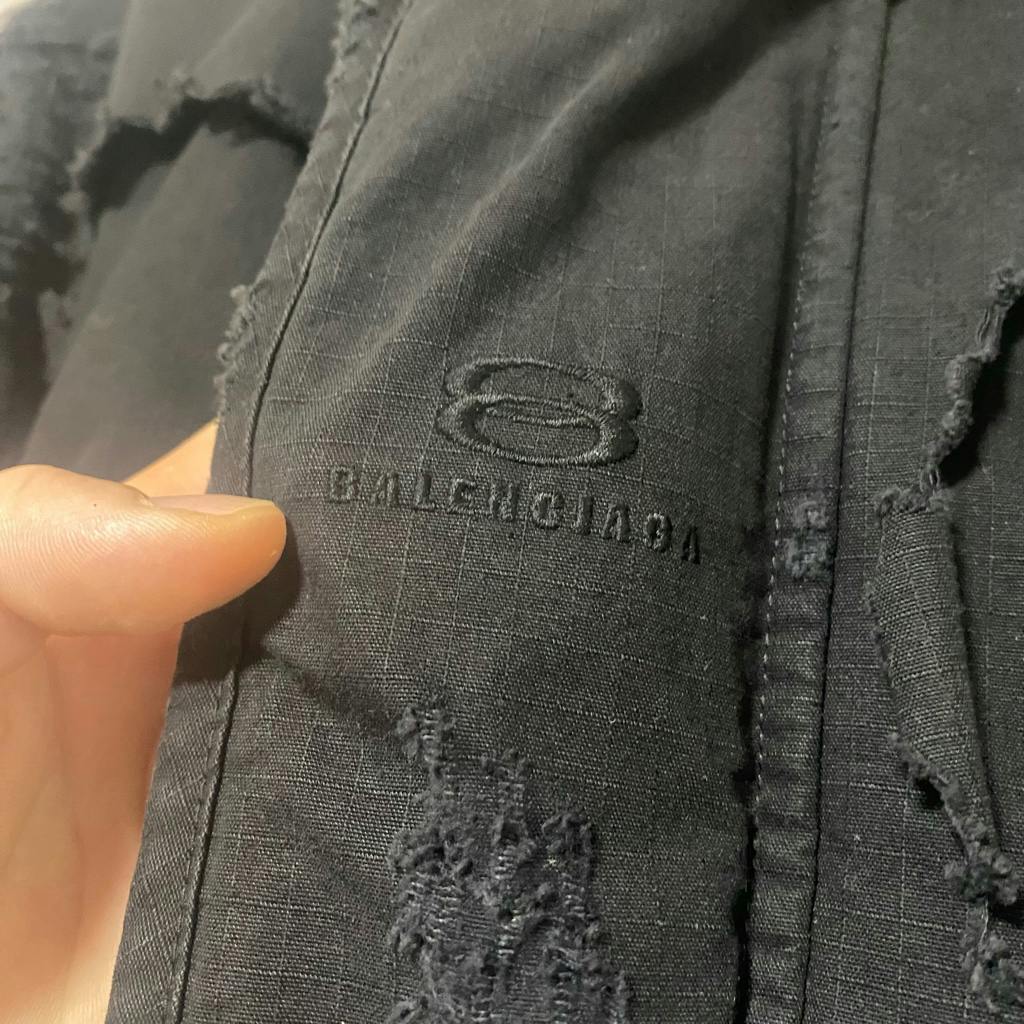 BALENCIAGA バレンシアガ 21夏 デストロイ ボンバー ジャケット